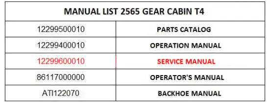 Mahindra Tractor Service Manual 12299600010 Mahindra Direct Parts