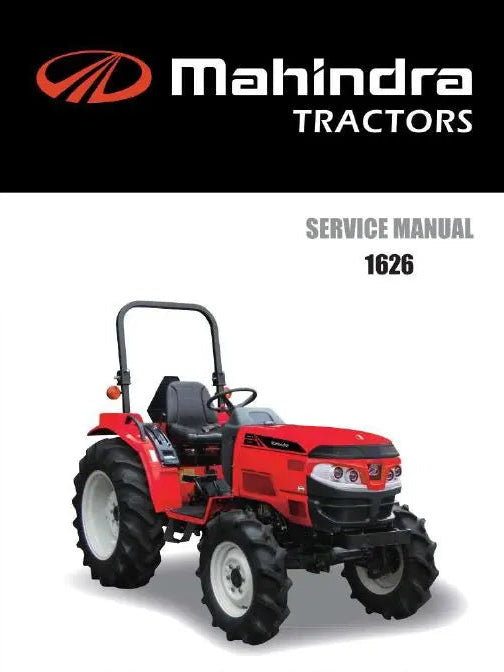 Mahindra Tractor Service Manual 1626 HST (Digital Download) Mahindra Direct Parts