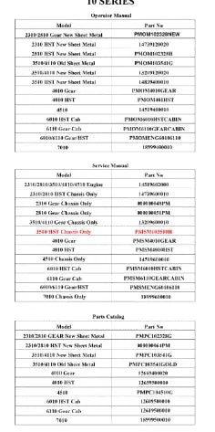 Mahindra Tractor Service Manual 3510hst Chassis Only PMSM103510H Mahindra Direct Parts