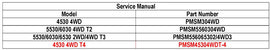 Mahindra Tractor Service Manual 4530 4WD T4 PMSM45304WDT-4 Mahindra Direct Parts