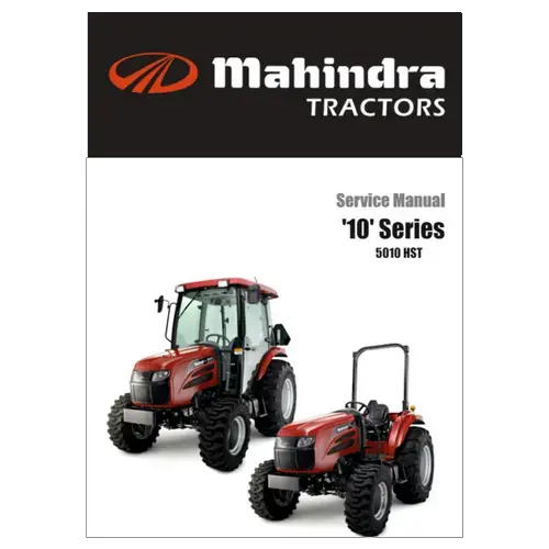 Mahindra Tractor Service Manual 5010 HST 12439600010 Mahindra