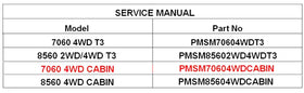 Mahindra Tractor Service Manual 7060 4WD Cabin PMSM70604WDCABIN Mahindra Direct Parts