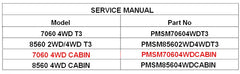 Mahindra Tractor Service Manual 7060 4WD Cabin PMSM70604WDCABIN