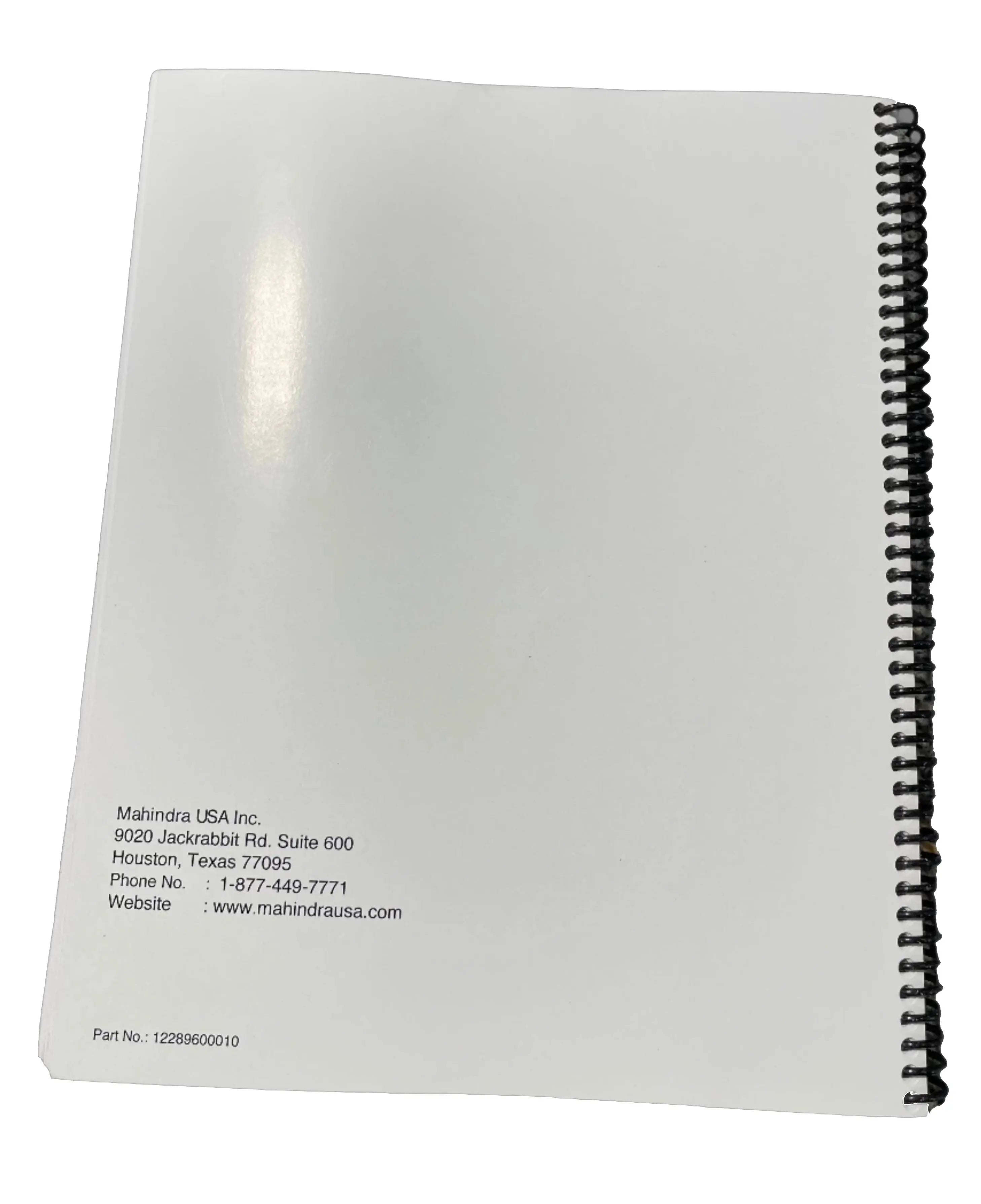 Mahindra Tractor Service Manual for 2500 Series Mahindra