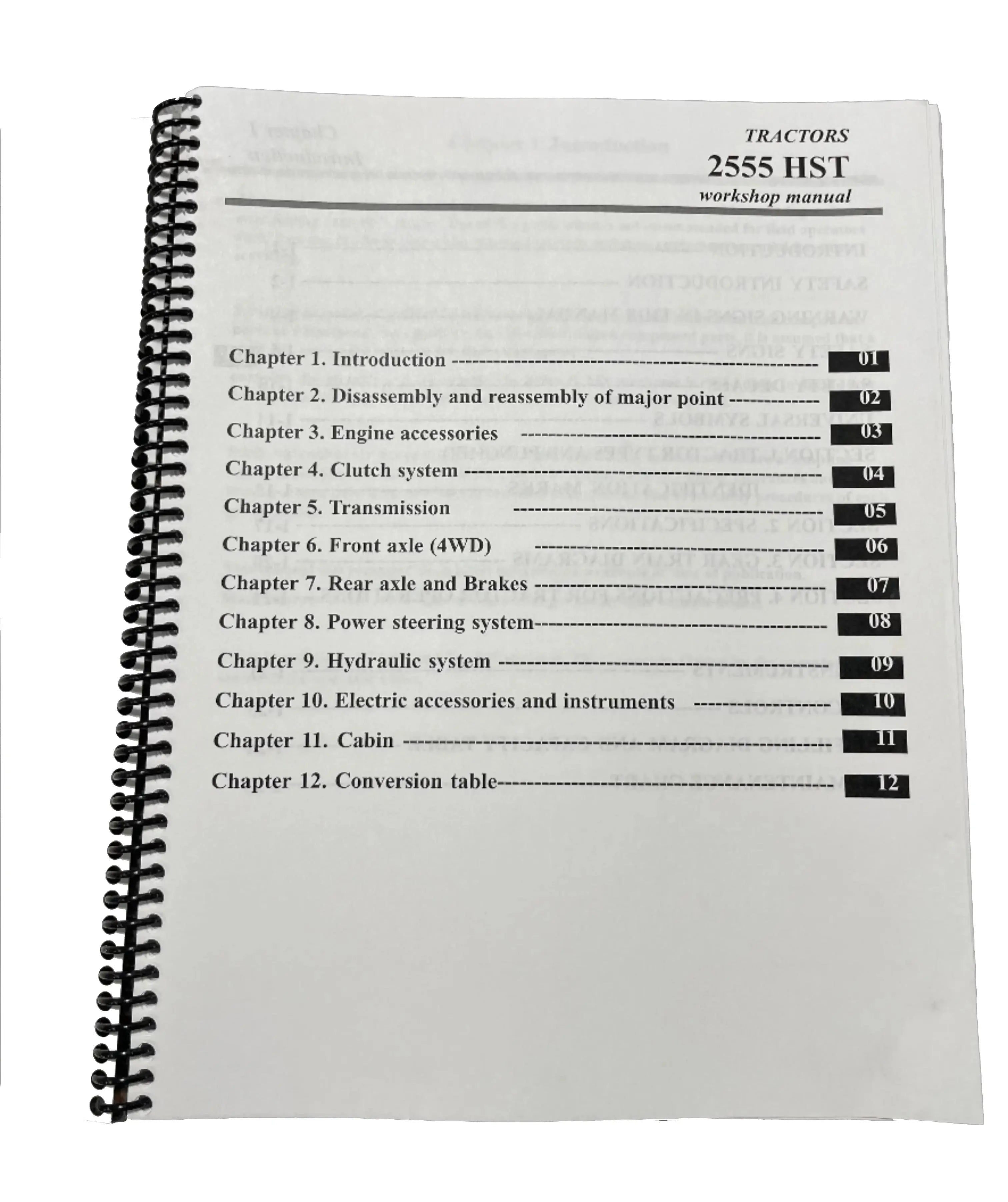 Mahindra Tractor Service Manual for 2500 Series Mahindra