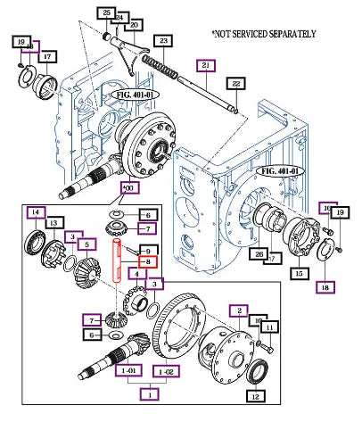 Mahindra Tractor Shaft , Diff Pinion 15892430070 Mahindra Direct Parts