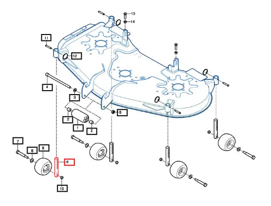 Mahindra Tractor Shaft , Wheel 94002000060A Mahindra Direct Parts