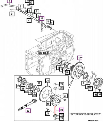 Mahindra Tractor Shaft, Diff Pinion 13003180070 Mahindra Direct Parts