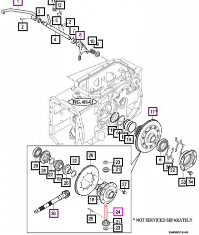 Mahindra Tractor Shaft, Diff Pinion 16703180071 Mahindra Direct Parts