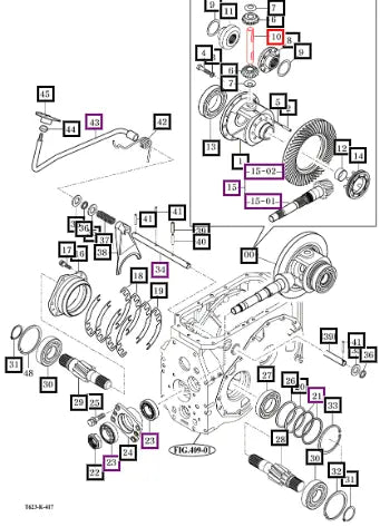 Mahindra Tractor Shaft, Diff Pinion 17973030110 Mahindra Direct Parts