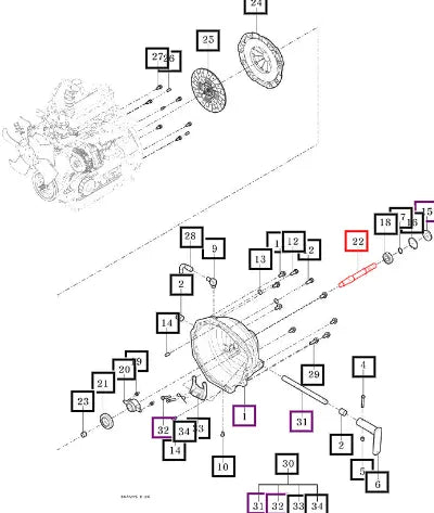 Mahindra Tractor Shaft, Drive 11501100110 Mahindra Direct Parts