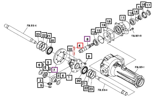 Mahindra Tractor Shaft, Pinion 19483164000 Mahindra Direct Parts