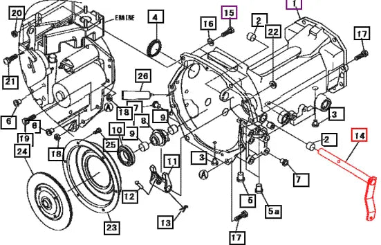 Mahindra Tractor Shaft, Release 10381011AG0 Mahindra Direct Parts