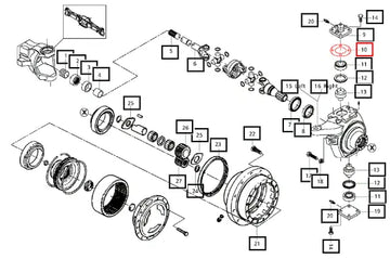 Mahindra Tractor Shim 006506163C1 Mahindra Direct Parts