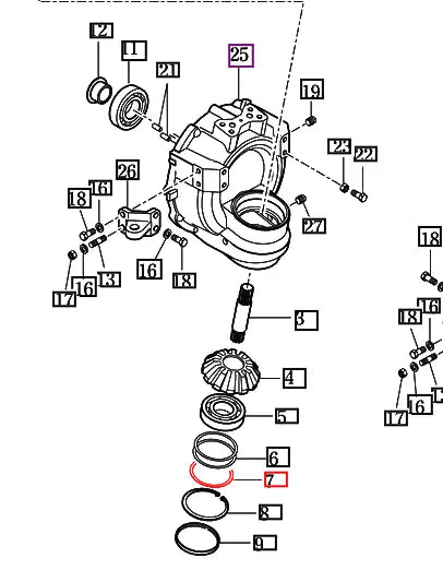 Mahindra Tractor Shim 17994410050 Mahindra Direct Parts