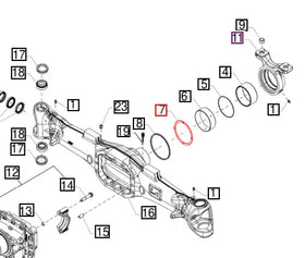 Mahindra Tractor Shim 4.90 006527696U01 Mahindra Direct Parts