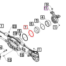 Mahindra Tractor Shim 5.40 006527694U01 Mahindra Direct Parts