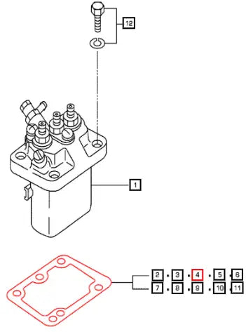 Mahindra Tractor Shim Adjusting T 0 3 30l65 07100 006054358K01 Mahindra Direct Parts