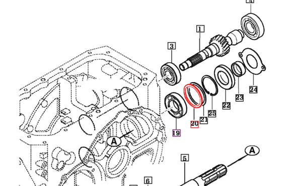 Mahindra Tractor Shim B 79642010080 Mahindra