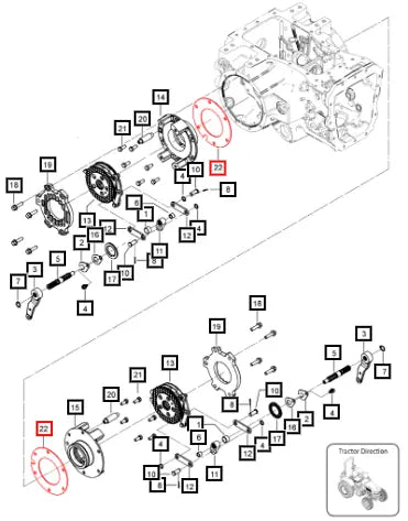 Mahindra Tractor Shim Brake Cum Bearing Cage 0 2 Mm 006511025V1 Mahindra Direct Parts