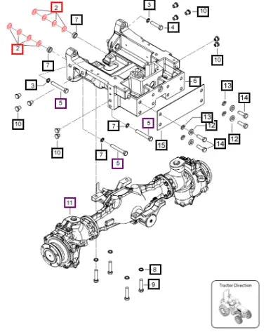 Mahindra Tractor Shim Crs 008011556V1 Mahindra Direct Parts