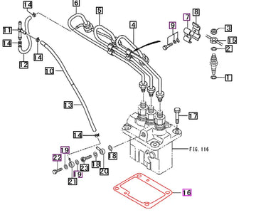 Mahindra Tractor Shim - Fuel Injection Pump MM40904001 Mahindra Direct Parts