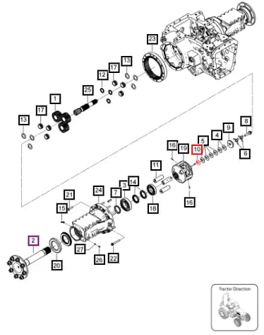 Mahindra Tractor Shim Rear Axle 1 0 Mm 006511017V1 Mahindra Direct Parts