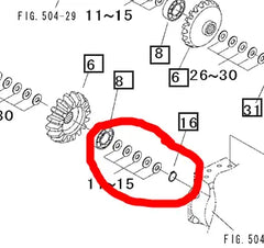 Mahindra Tractor Shim Set 10212158000