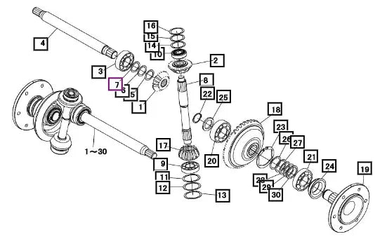 Mahindra Tractor Shim Set 19483120000 Mahindra Direct Parts