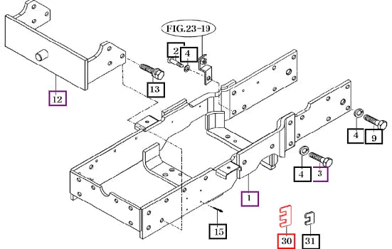 Mahindra Tractor Shim Set, B 16744100060 Mahindra Direct Parts