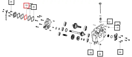 Mahindra Tractor Shim Trb 0.2 Thickness 006503604D1 Mahindra Direct Parts