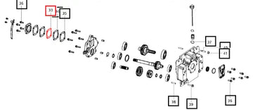 Mahindra Tractor Shim Trb 0.2 Thickness 006503604D1 Mahindra Direct Parts