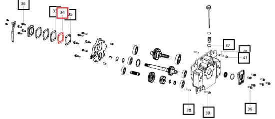 Mahindra Tractor Shim Trb 0.3 Thk 006503605D1 Mahindra Direct Parts