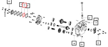 Mahindra Tractor Shim Trb 0.3 Thk 006503605D1 Mahindra Direct Parts