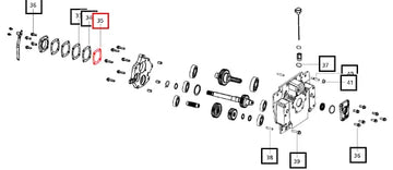 Mahindra Tractor Shim Trb 0.5 Thickness 006503606D1 Mahindra Direct Parts