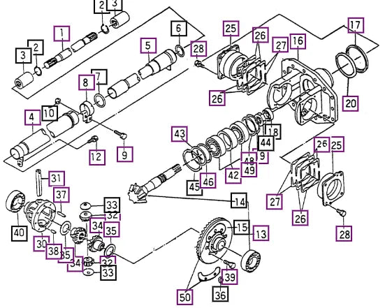 Mahindra Tractor Shim (b) (spec.t=0.1) 14444110110 Mahindra Direct Parts