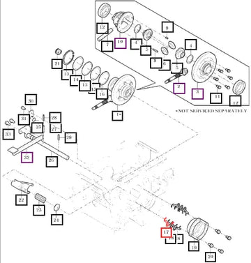 Mahindra Tractor Shim, 0.1 13153181020 Mahindra Direct Parts