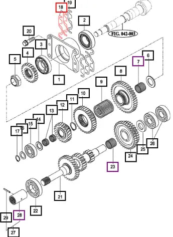 Mahindra Tractor Shim, 0.1 14723020021 Mahindra Direct Parts