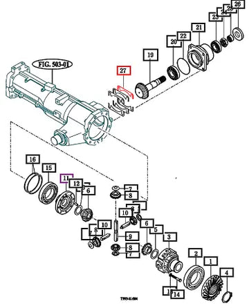 Mahindra Tractor Shim, 0.1 T=0.1 19024110010 Mahindra Direct Parts