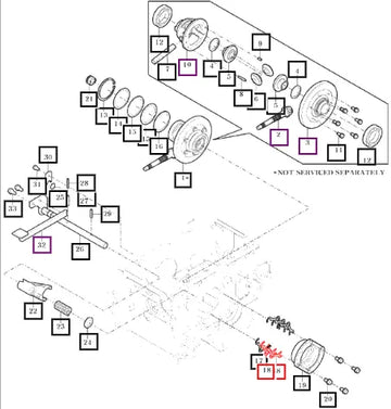 Mahindra Tractor Shim, 0.2 T=0.2 13153181030 Mahindra Direct Parts