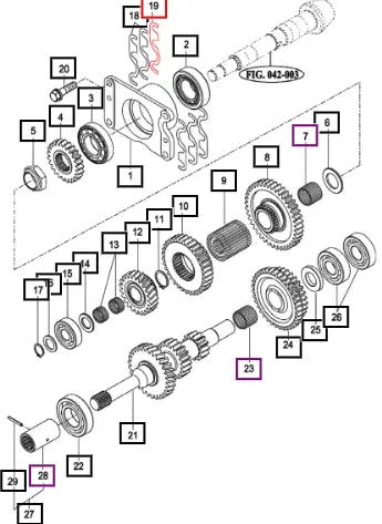 Mahindra Tractor Shim, P/0.2" 14723020030 Mahindra Direct Parts