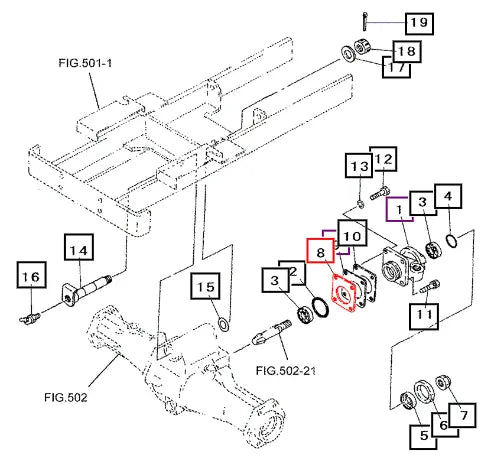Mahindra Tractor Shim, T=0.1 19632131000 Mahindra Direct Parts