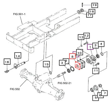 Mahindra Tractor Shim, T=0.1 19632131000 Mahindra Direct Parts