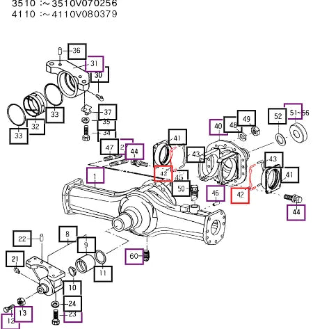Mahindra Tractor Shim(b) T=0.2 14254310120 Mahindra Direct Parts
