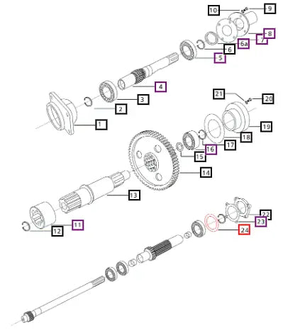 Mahindra Tractor Shims (0.005'') 000032861B12 Mahindra Direct Parts