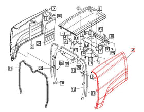 Mahindra Tractor Side Cover LH 19021115BP0 Mahindra
