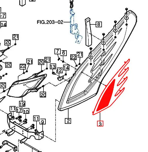 Mahindra Tractor Side Panel Grill LH 11616011200GB Mahindra Direct Parts