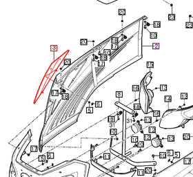 Mahindra Tractor Side Panel Grill RH 11446013020GB Mahindra Direct Parts