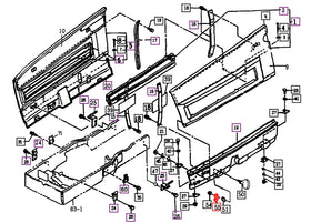 Mahindra Tractor Side Panel Knob Spring  36508410020 Mahindra Direct Parts