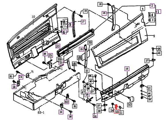 Mahindra Tractor Side Panel Knob Spring  36508410020 Mahindra Direct Parts